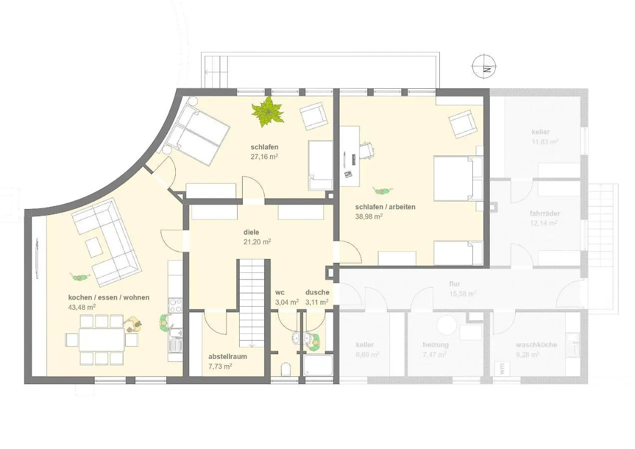 Dreamcation - Ehemalige Kirche & Souterrain Wohnung, 3D-Tour, Terrasse, Bbq, Kamin Kelheim